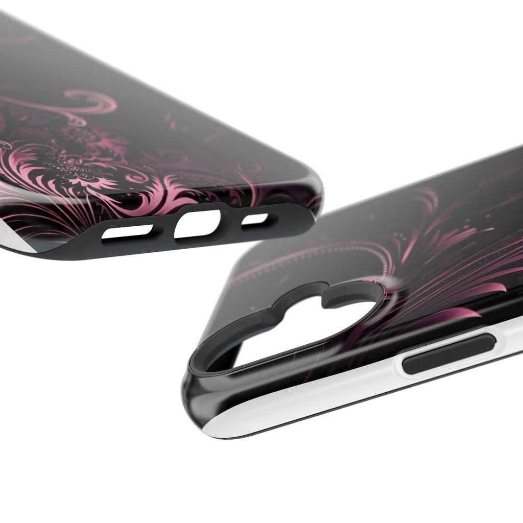 Y2K pink spiral Impact-Resistant Phone Case