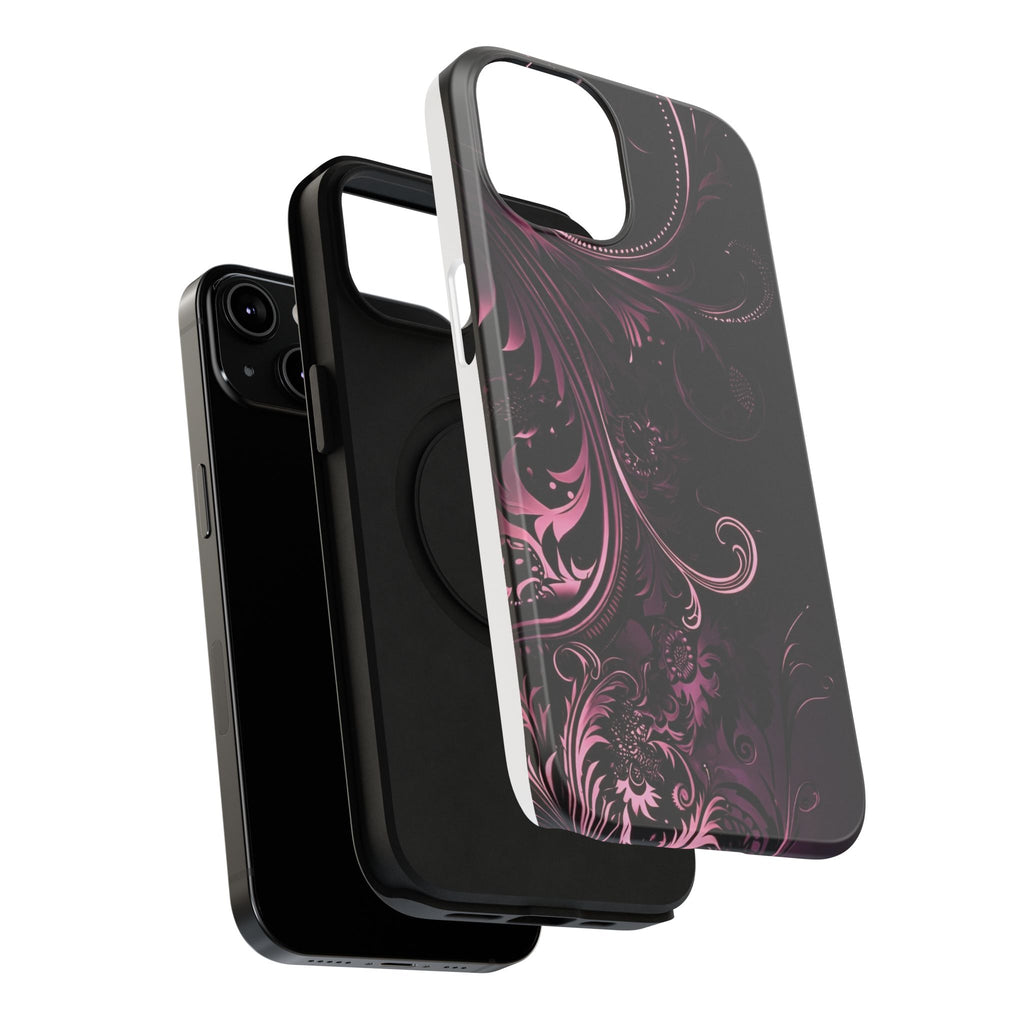 Y2K pink spiral Impact-Resistant Phone Case