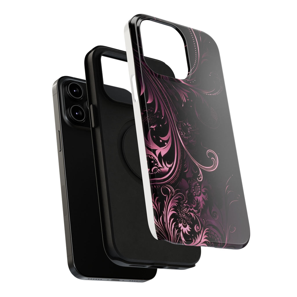 Y2K pink spiral Impact-Resistant Phone Case