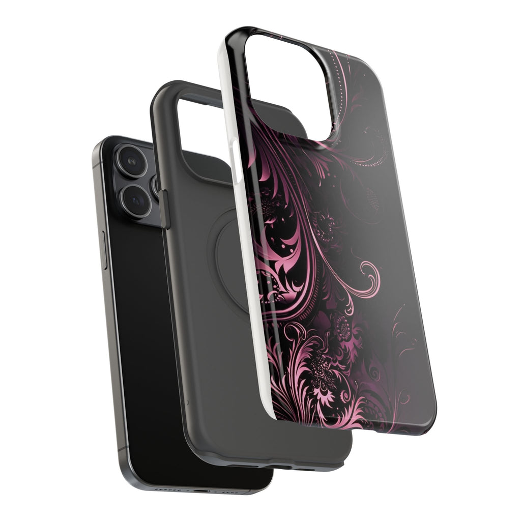 Y2K pink spiral Impact-Resistant Phone Case