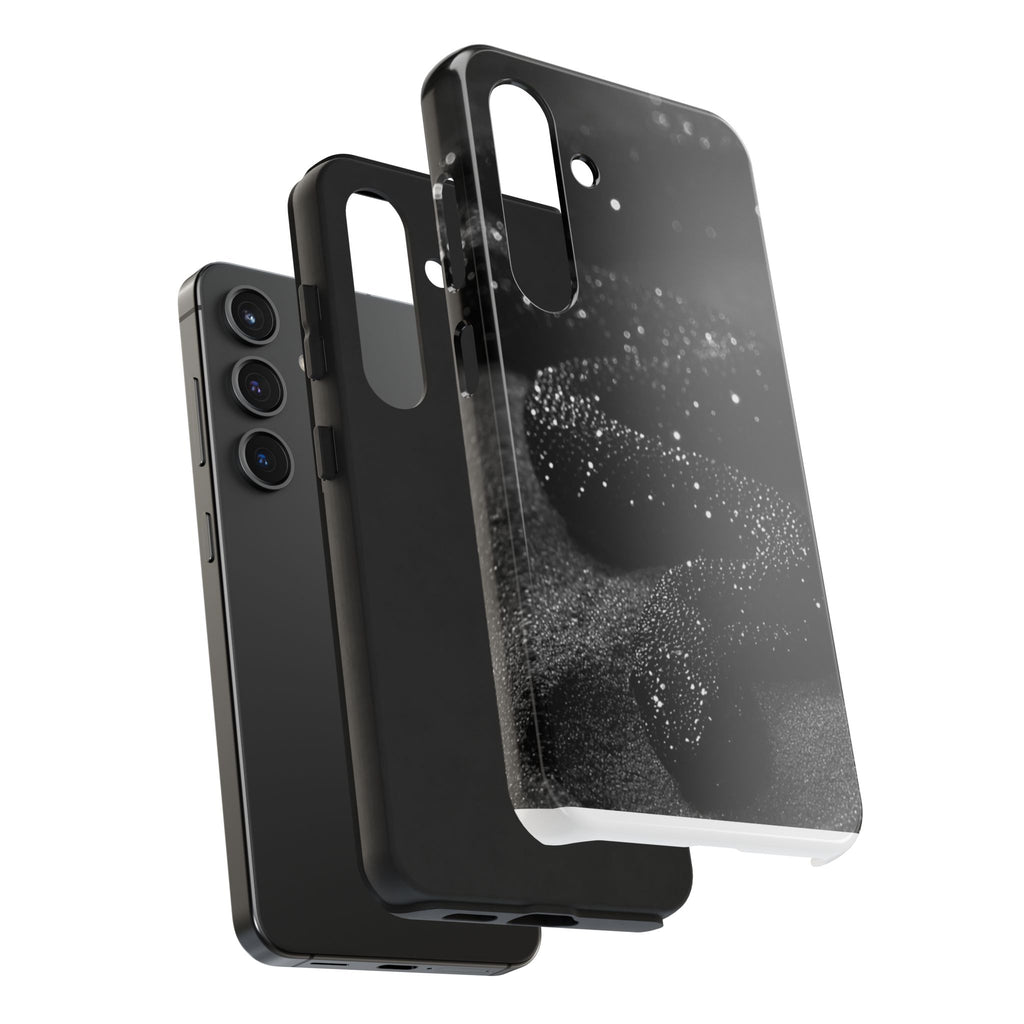 Black Shimmer Snake Tough Phone Cases
