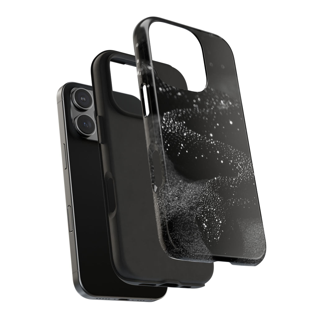 Black Shimmer Snake Tough Phone Cases