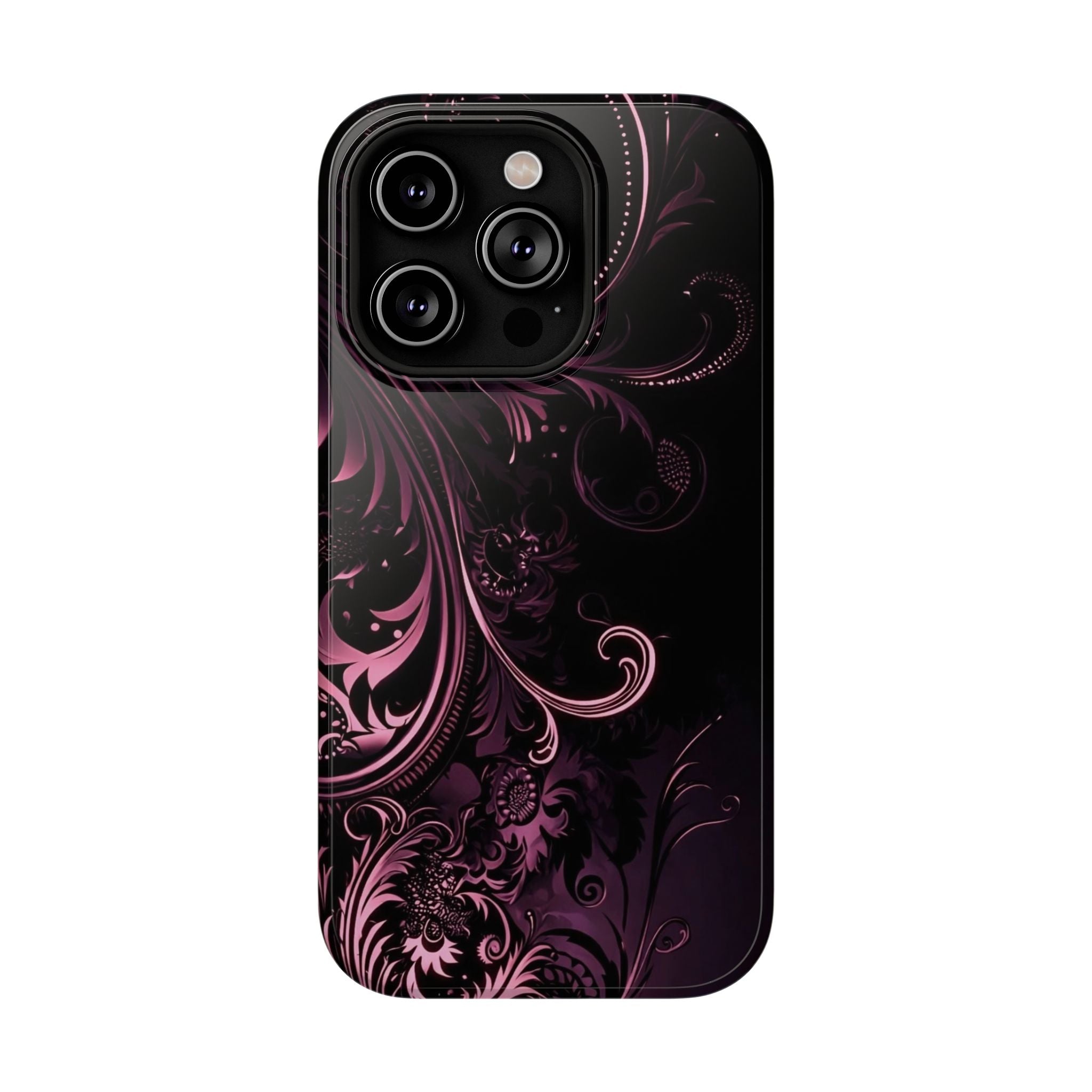 Y2K pink spiral Impact-Resistant Phone Case