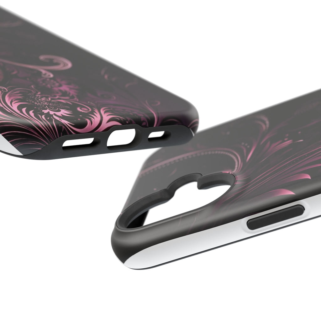 Y2K pink spiral Impact-Resistant Phone Case