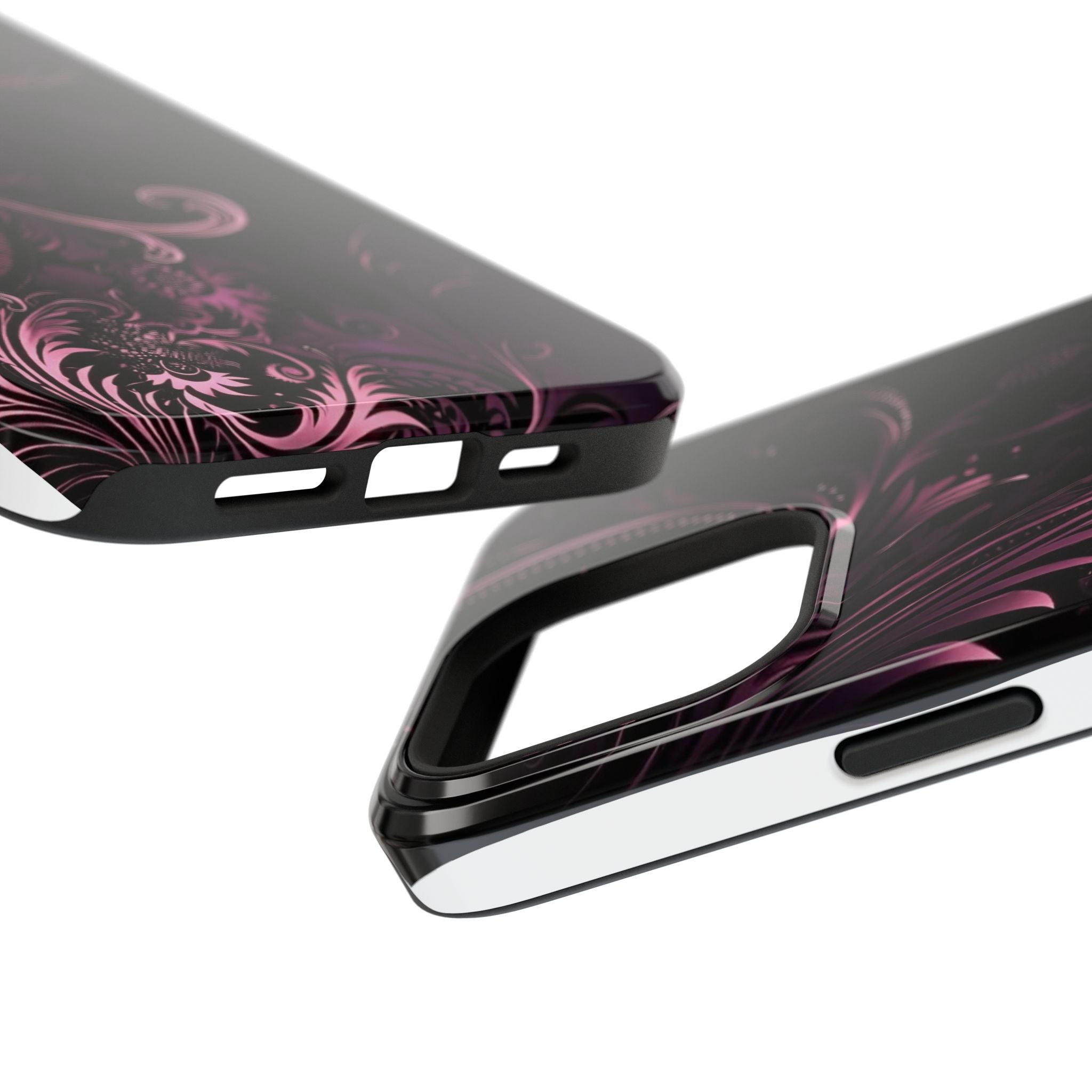 Y2K pink spiral Impact-Resistant Phone Case