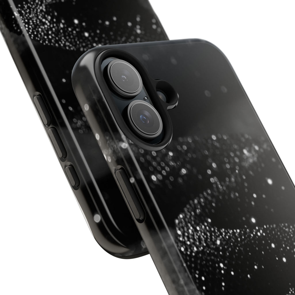 Black Shimmer Snake Tough Phone Cases