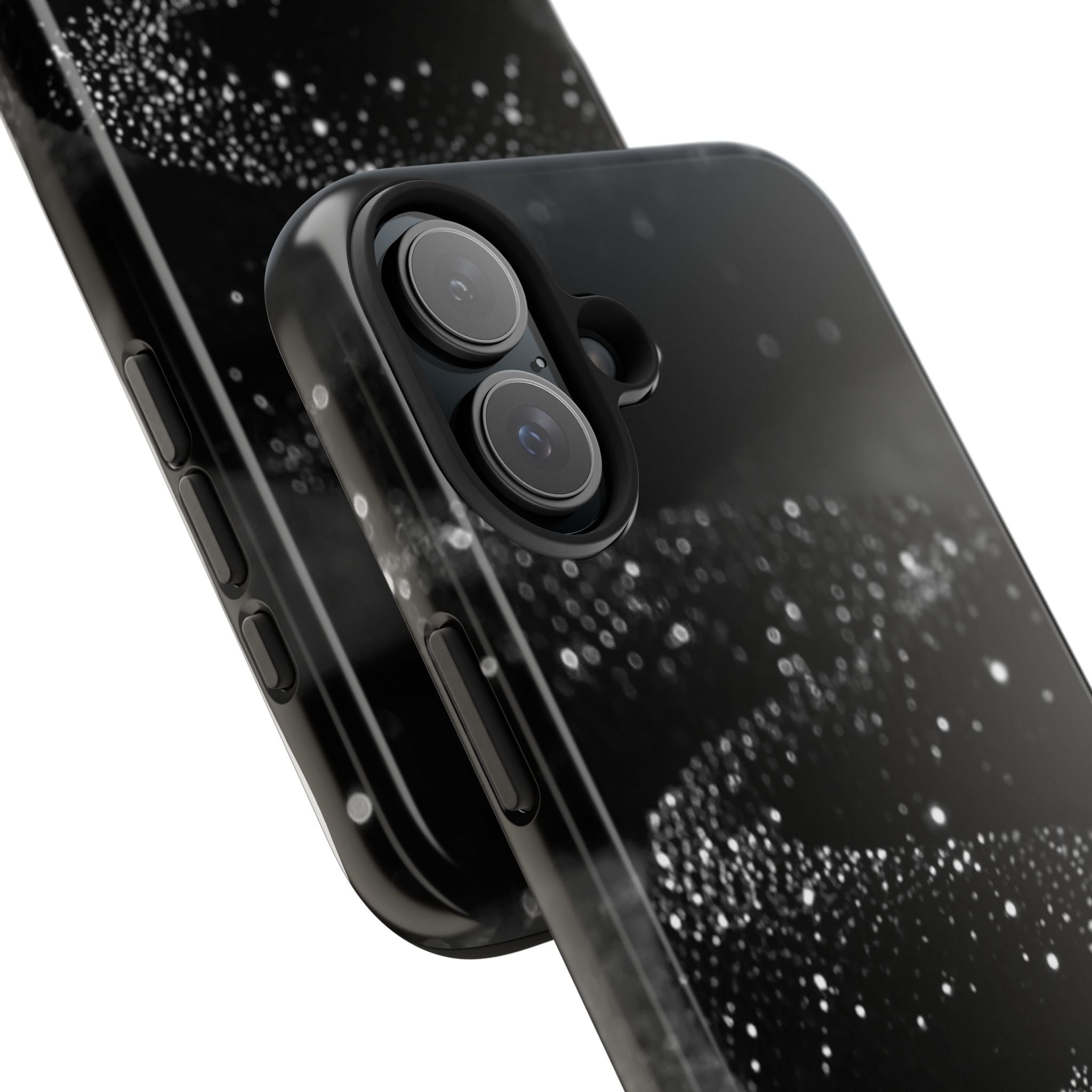 Black Shimmer Snake Tough Phone Cases