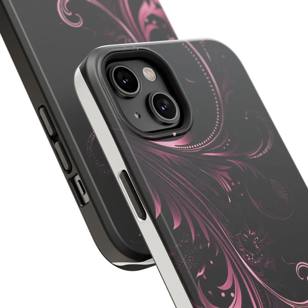Y2K pink spiral Impact-Resistant Phone Case