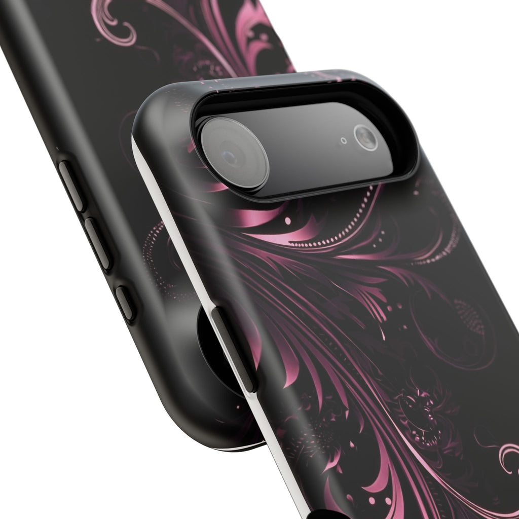 Y2K pink spiral Impact-Resistant Phone Case