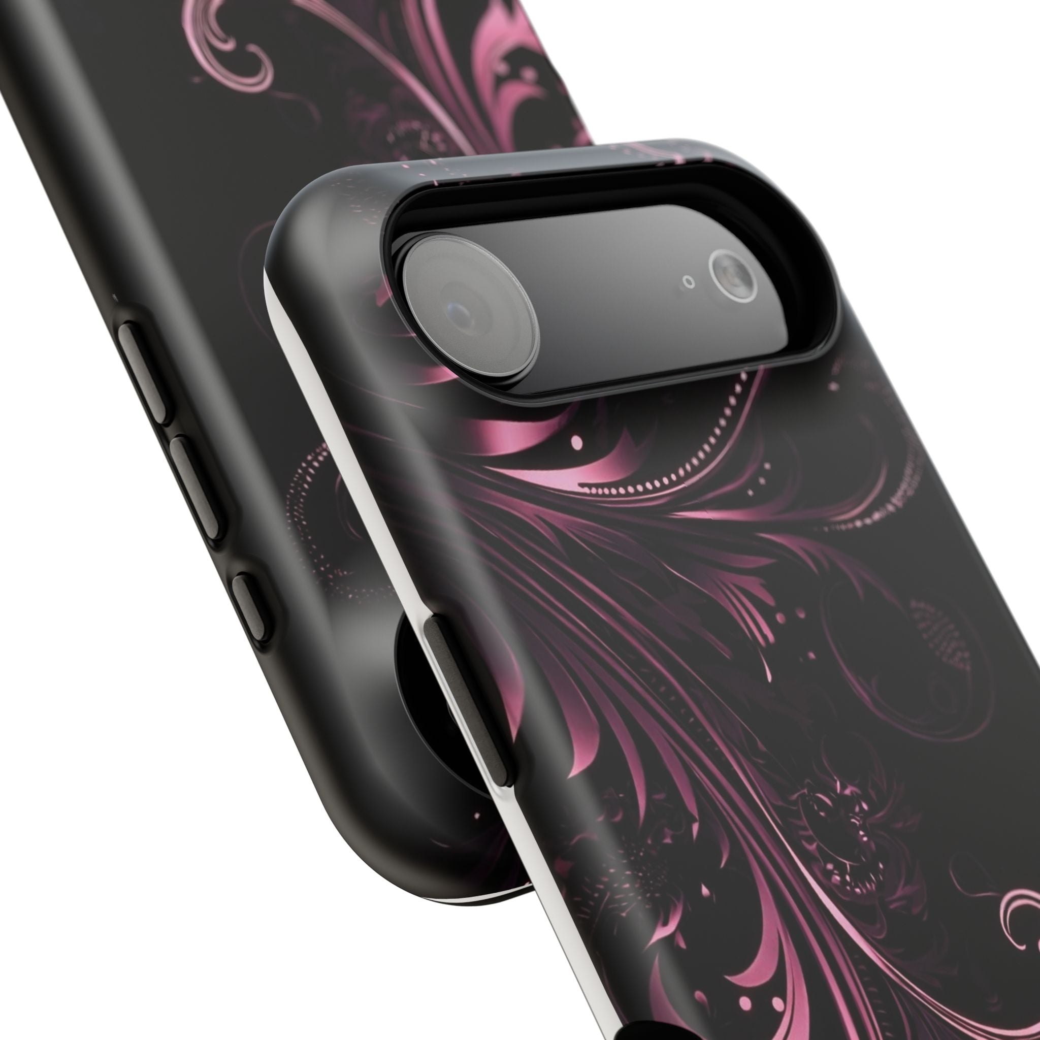 Y2K pink spiral Impact-Resistant Phone Case
