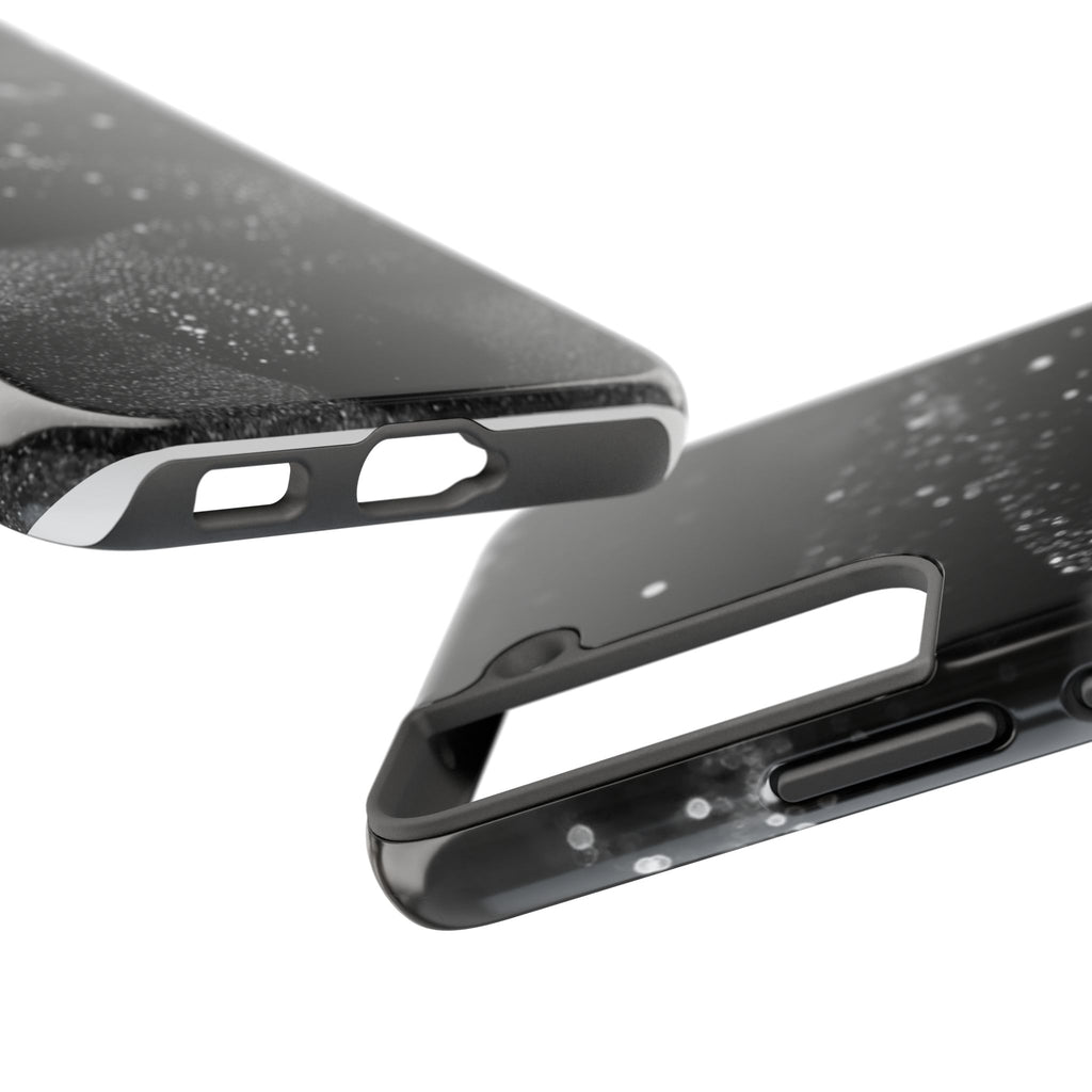Black Shimmer Snake Tough Phone Cases