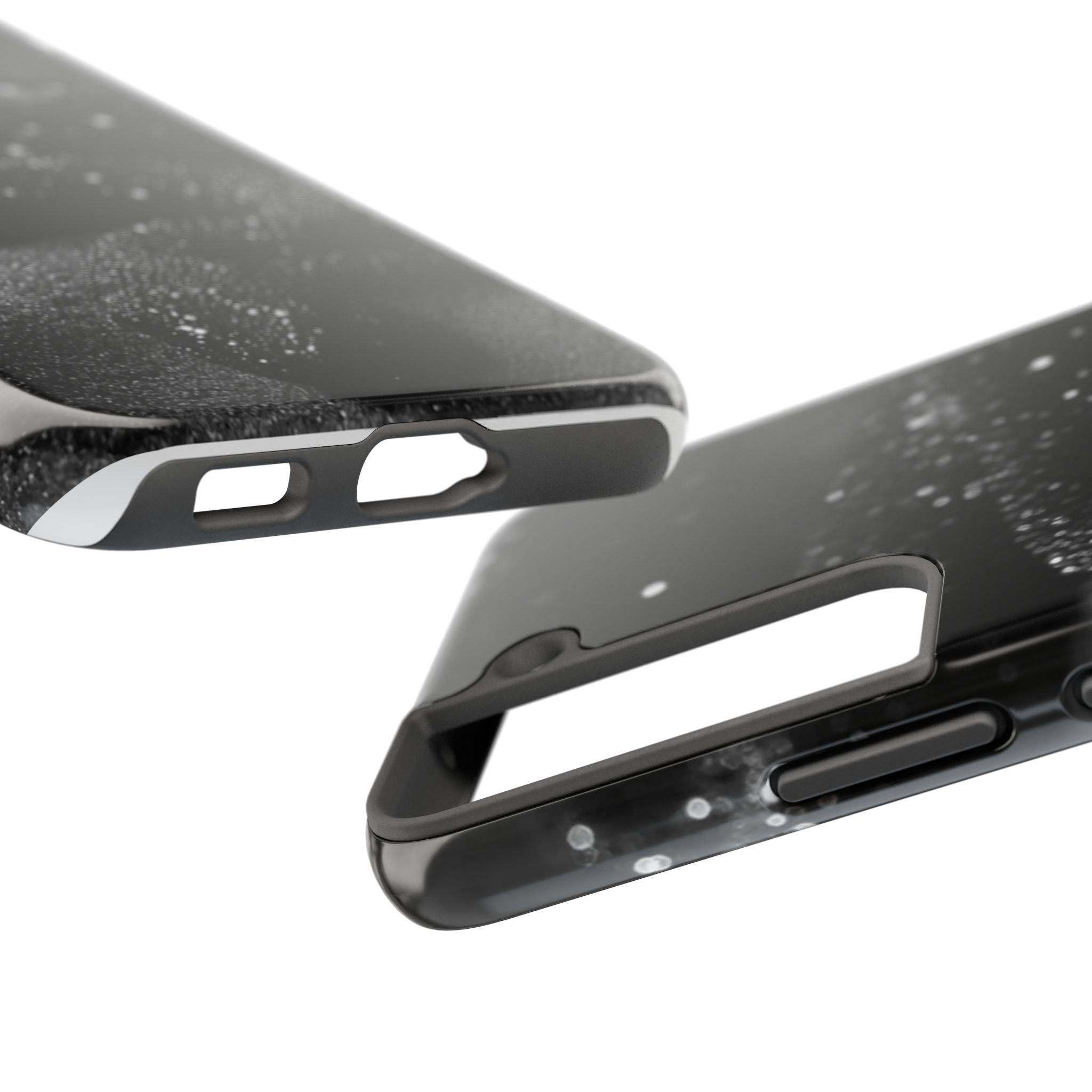Black Shimmer Snake Tough Phone Cases