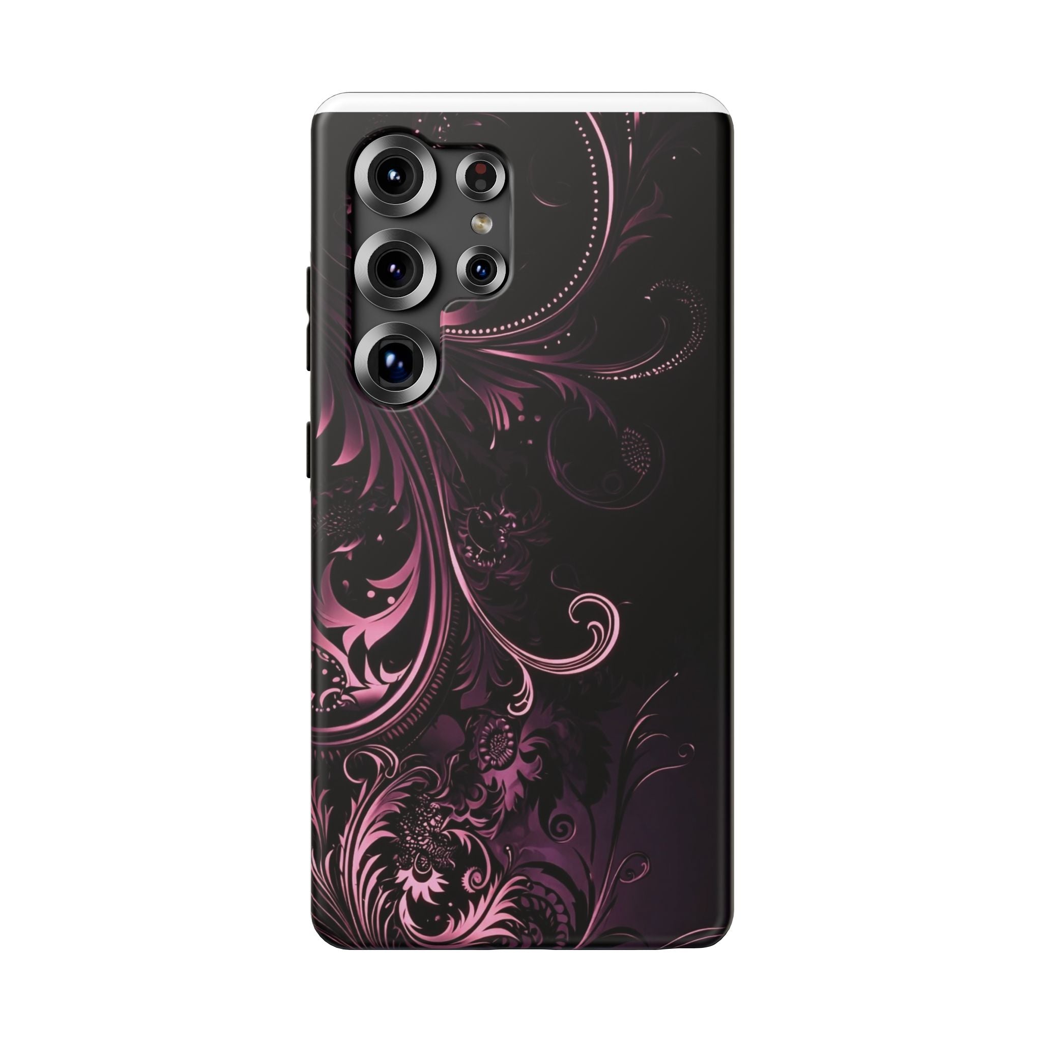 Y2K pink spiral Impact-Resistant Phone Case