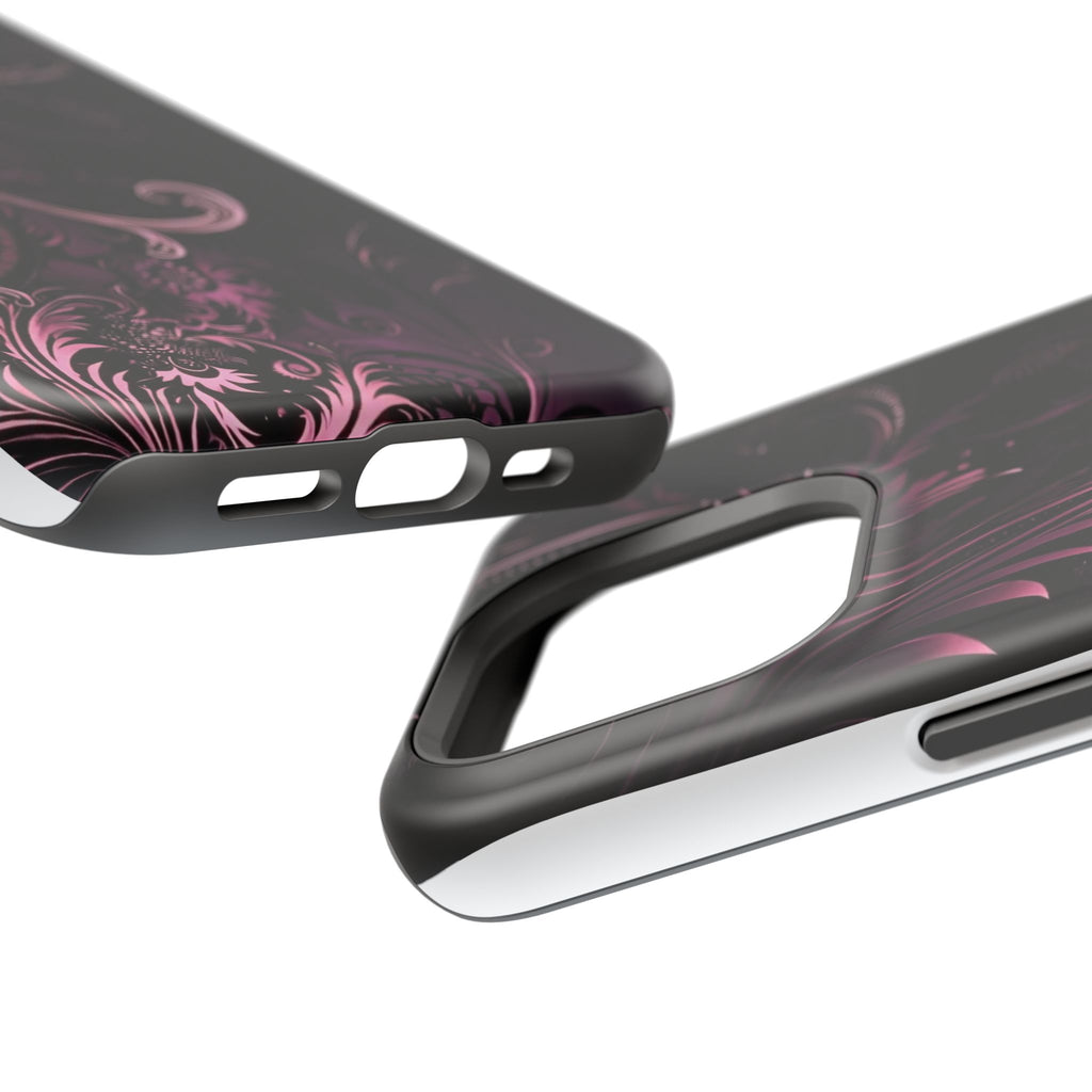 Y2K pink spiral Impact-Resistant Phone Case
