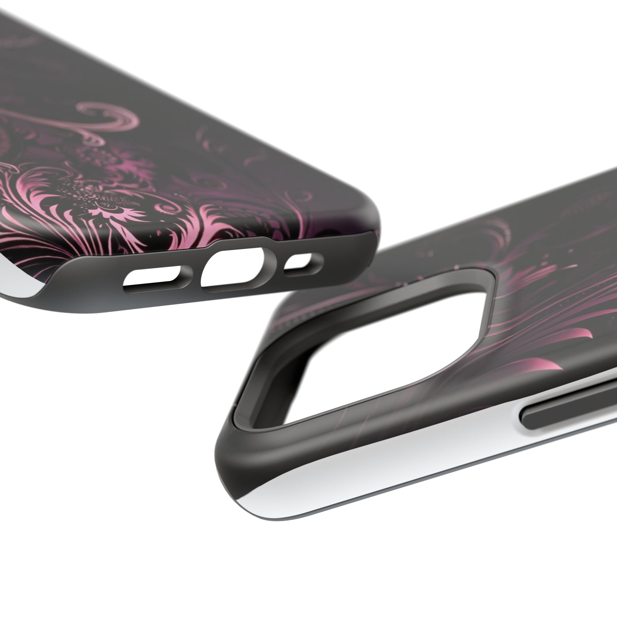 Y2K pink spiral Impact-Resistant Phone Case