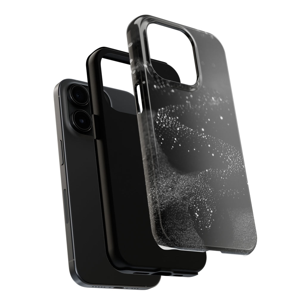 Black Shimmer Snake Tough Phone Cases