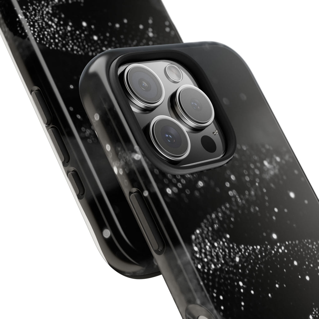 Black Shimmer Snake Tough Phone Cases