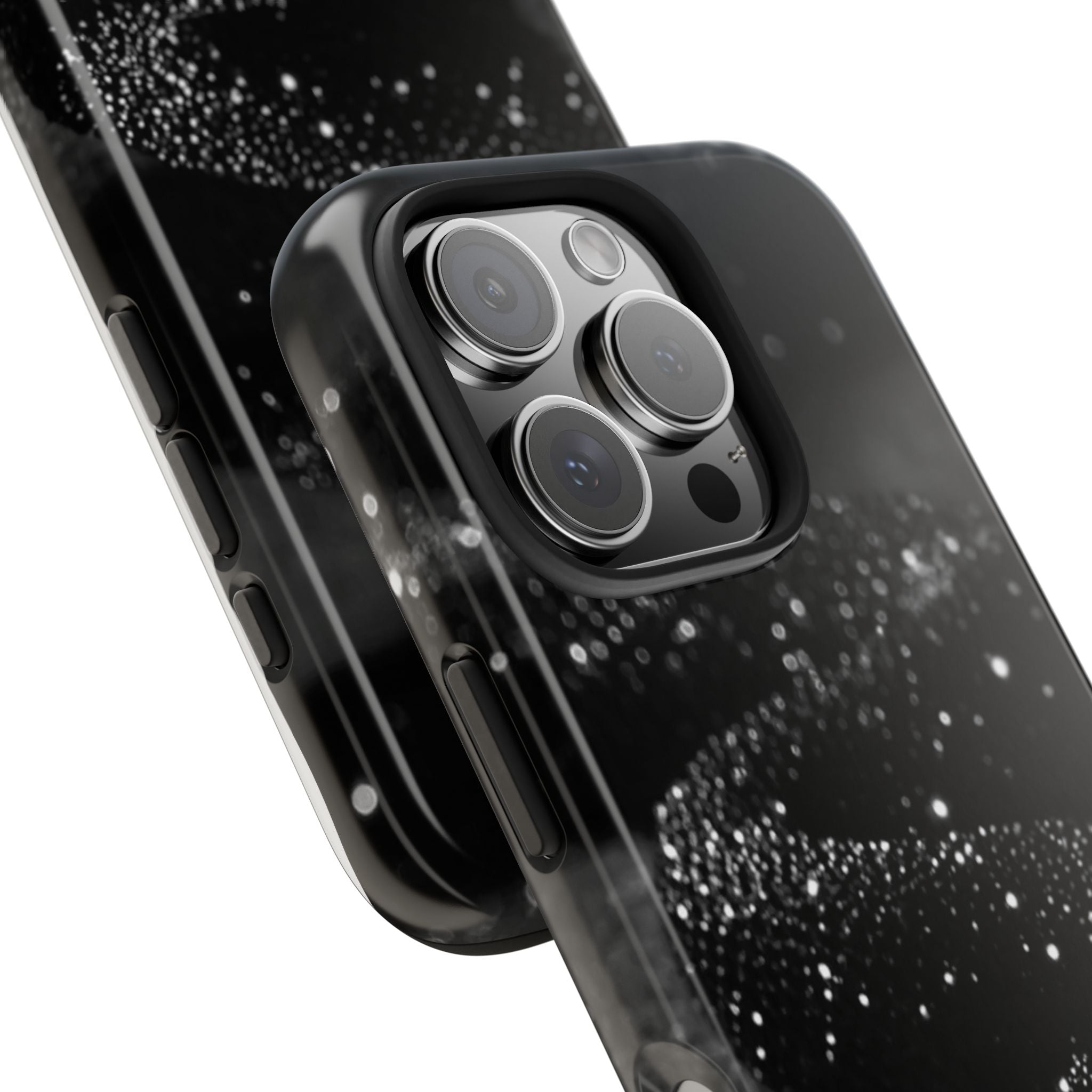 Black Shimmer Snake Tough Phone Cases