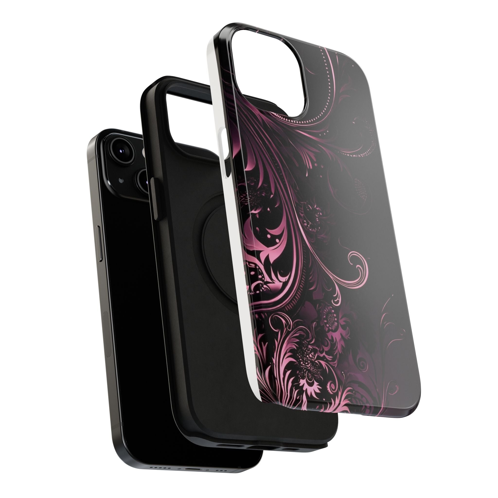 Y2K pink spiral Impact-Resistant Phone Case