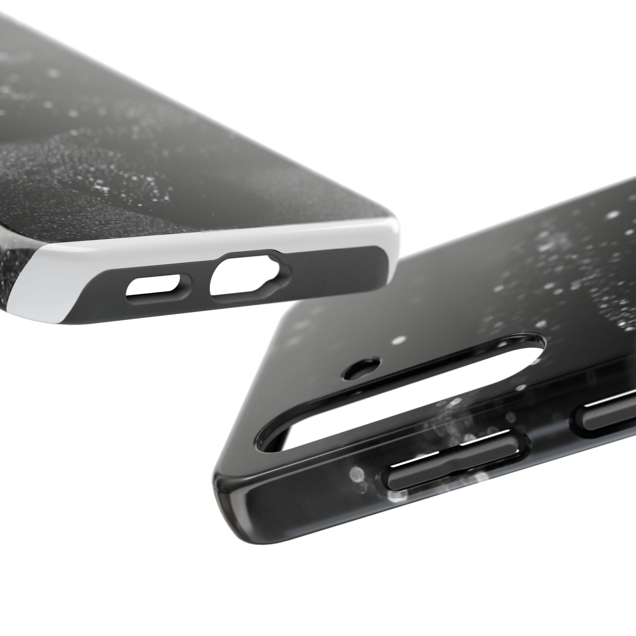 Black Shimmer Snake Tough Phone Cases