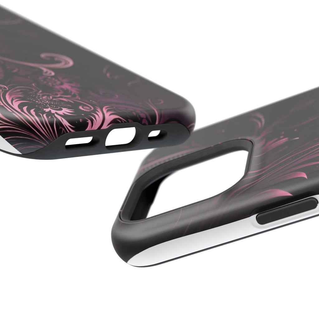 Y2K pink spiral Impact-Resistant Phone Case