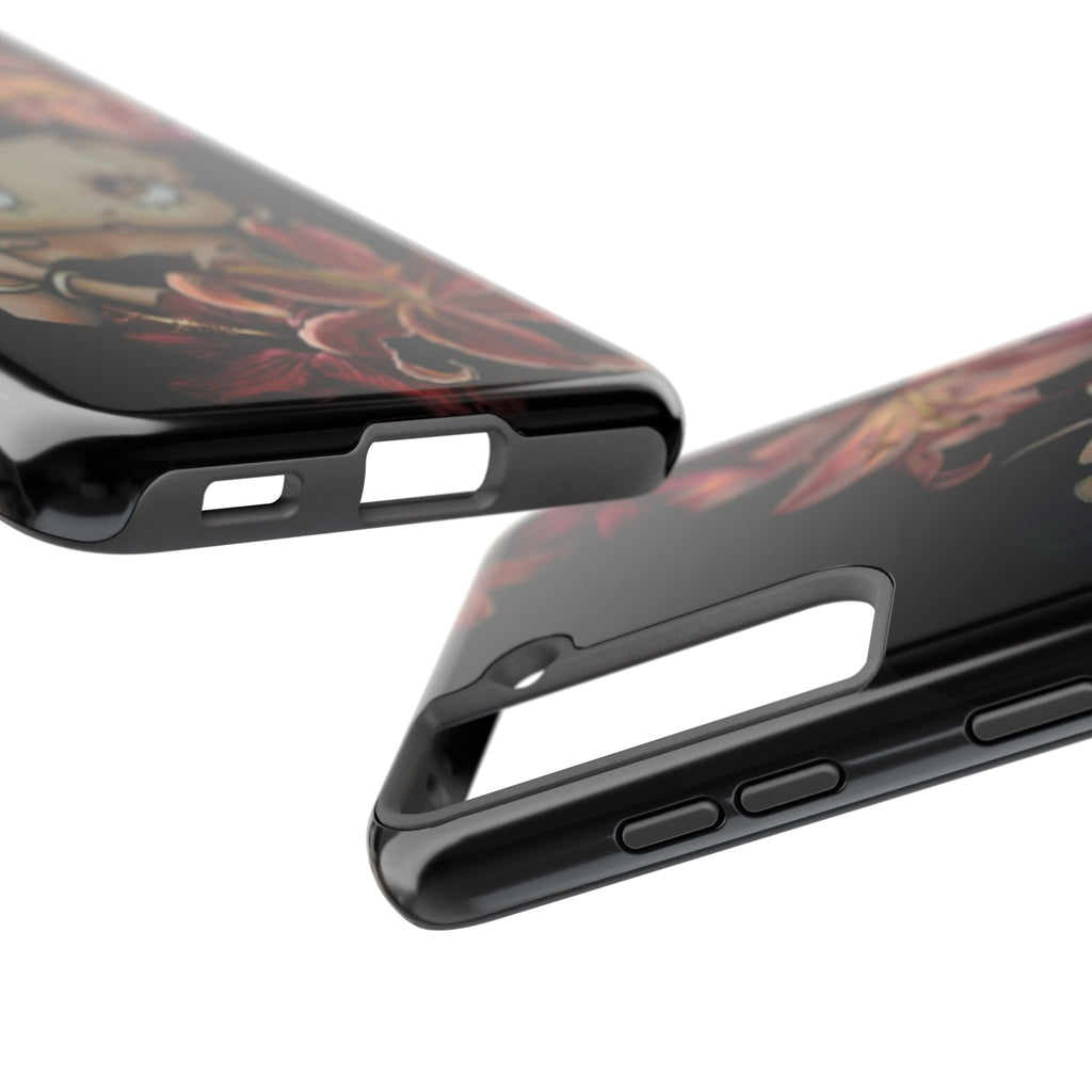 Betty Boop Red & Black Lily Phone Case — Tough Phone Case