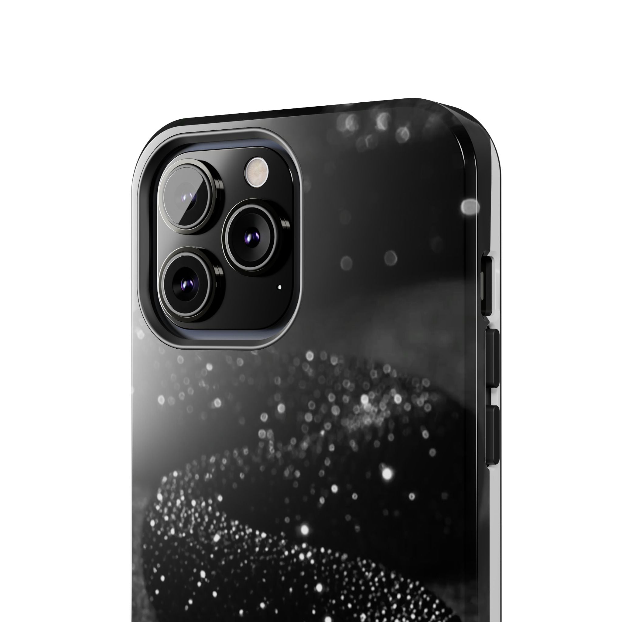 Black Shimmer Snake Tough Phone Cases