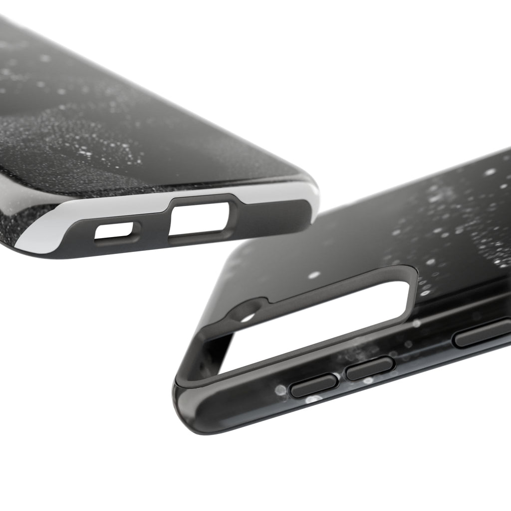 Black Shimmer Snake Tough Phone Cases