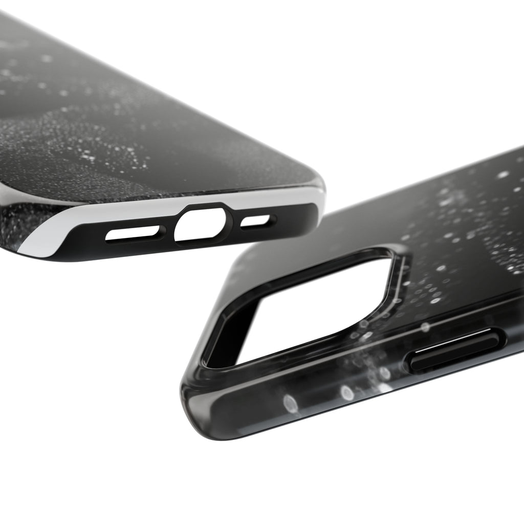 Black Shimmer Snake Tough Phone Cases