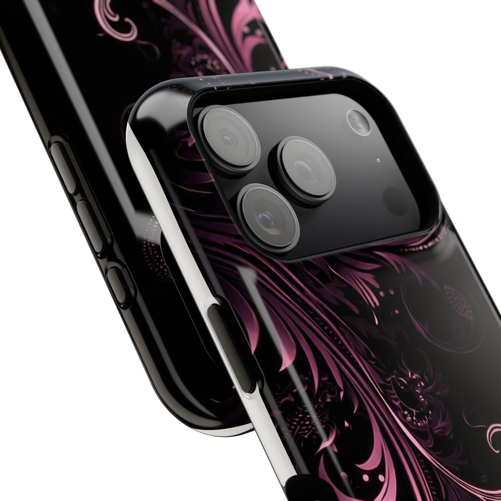 Y2K pink spiral Impact-Resistant Phone Case