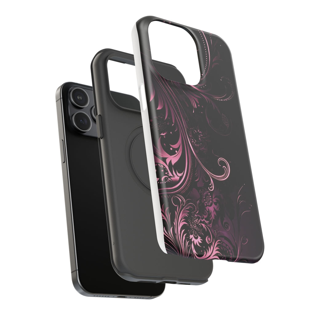 Y2K pink spiral Impact-Resistant Phone Case