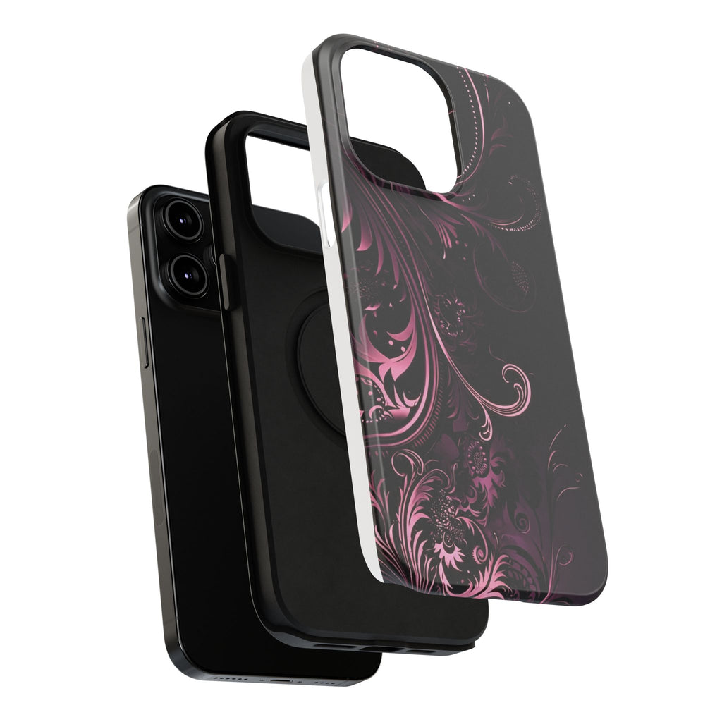 Y2K pink spiral Impact-Resistant Phone Case