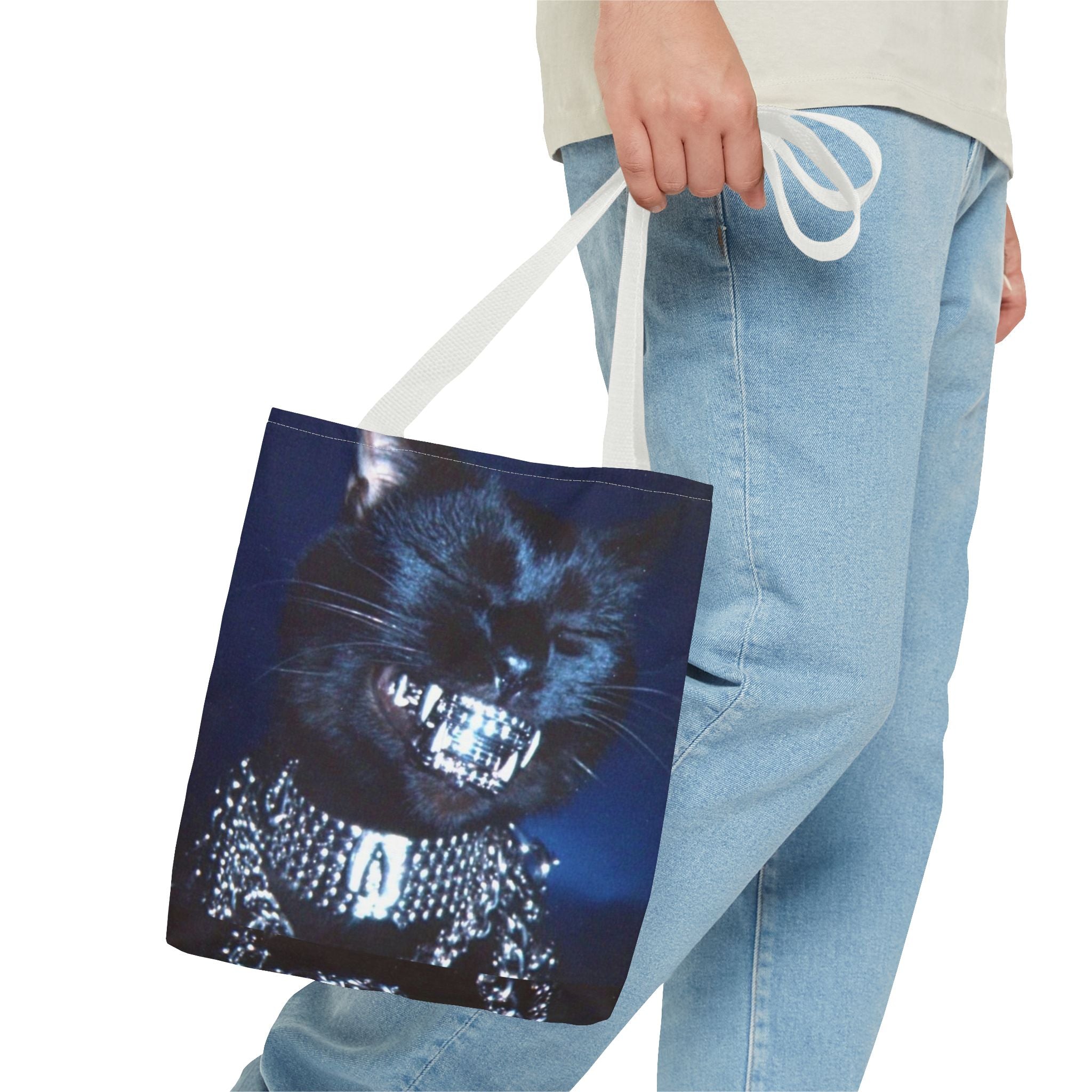 Black Kitty Swag Tote Bag