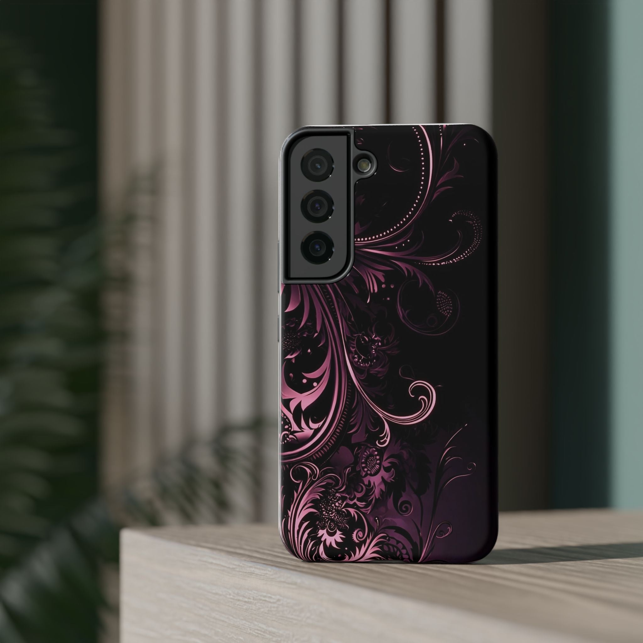 Y2K pink spiral Impact-Resistant Phone Case