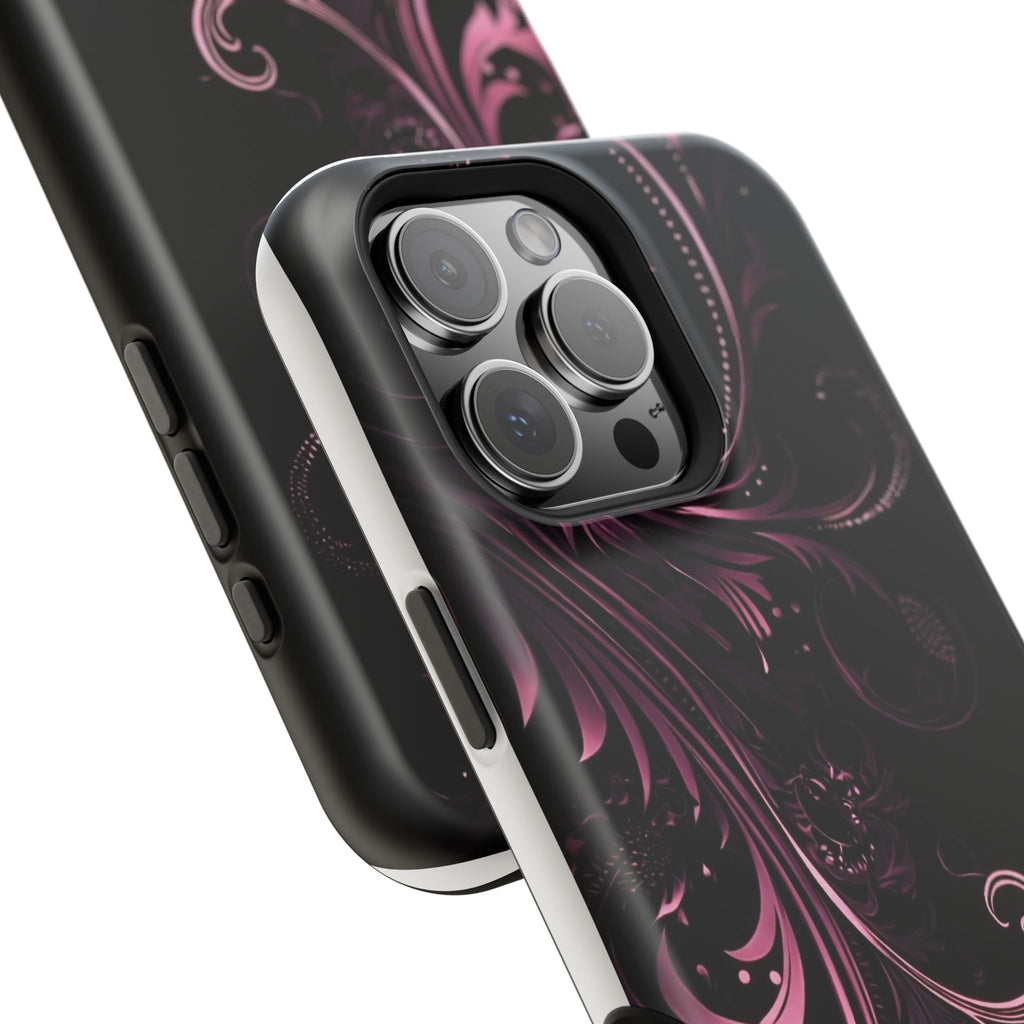 Y2K pink spiral Impact-Resistant Phone Case