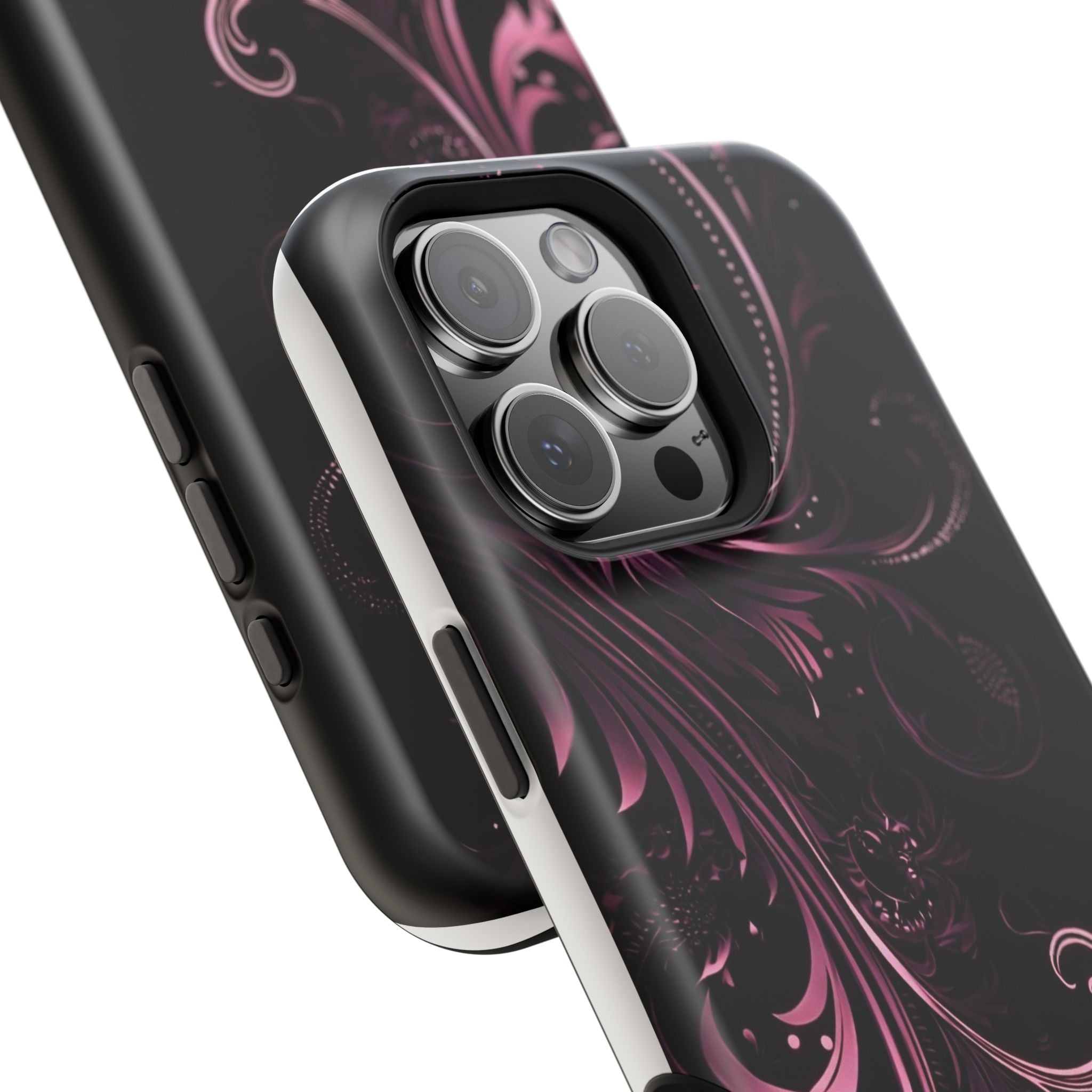 Y2K pink spiral Impact-Resistant Phone Case