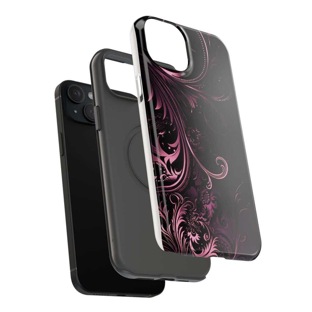 Y2K pink spiral Impact-Resistant Phone Case