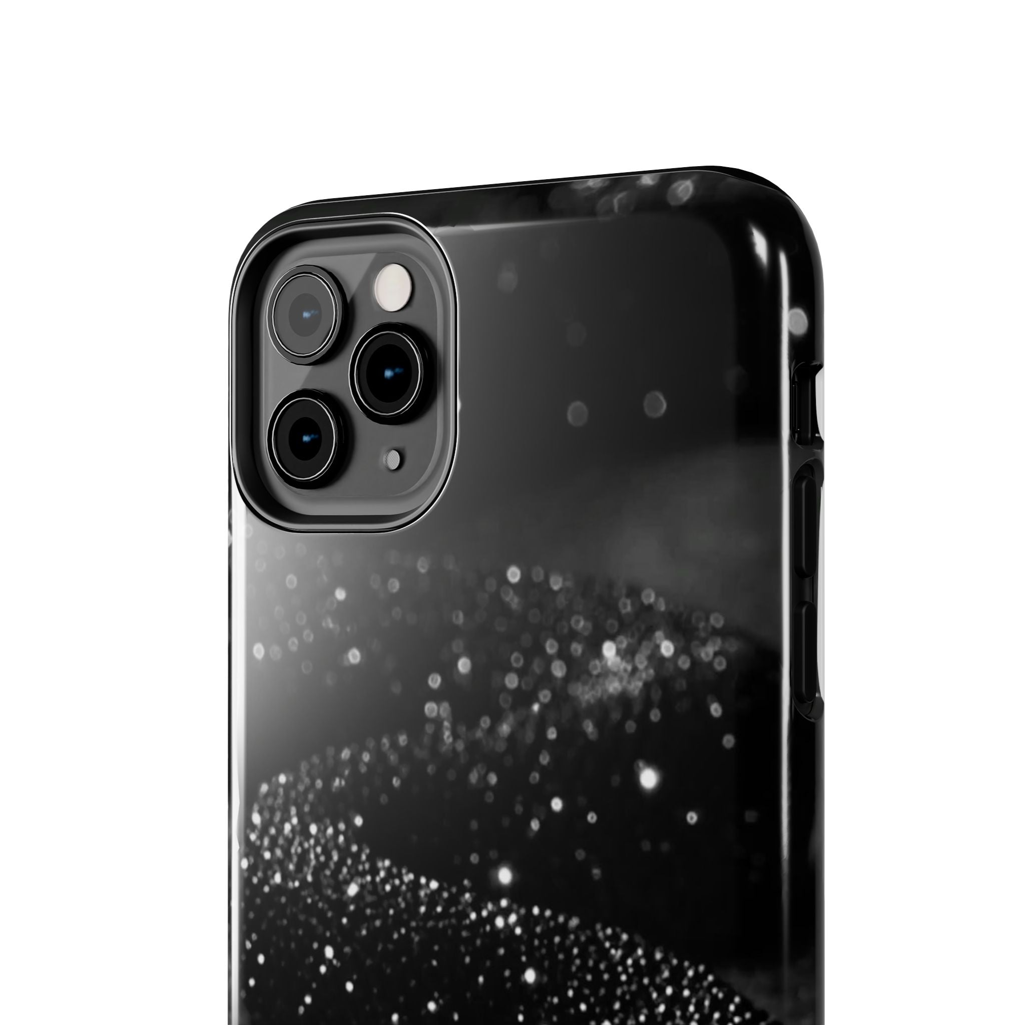 Black Shimmer Snake Tough Phone Cases