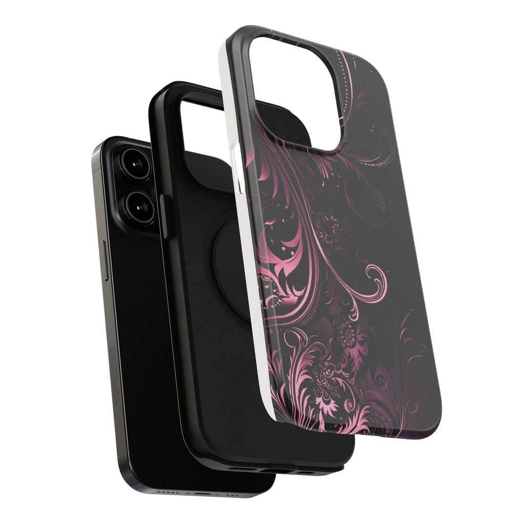 Y2K pink spiral Impact-Resistant Phone Case