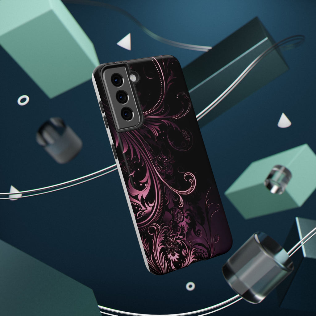Y2K pink spiral Impact-Resistant Phone Case