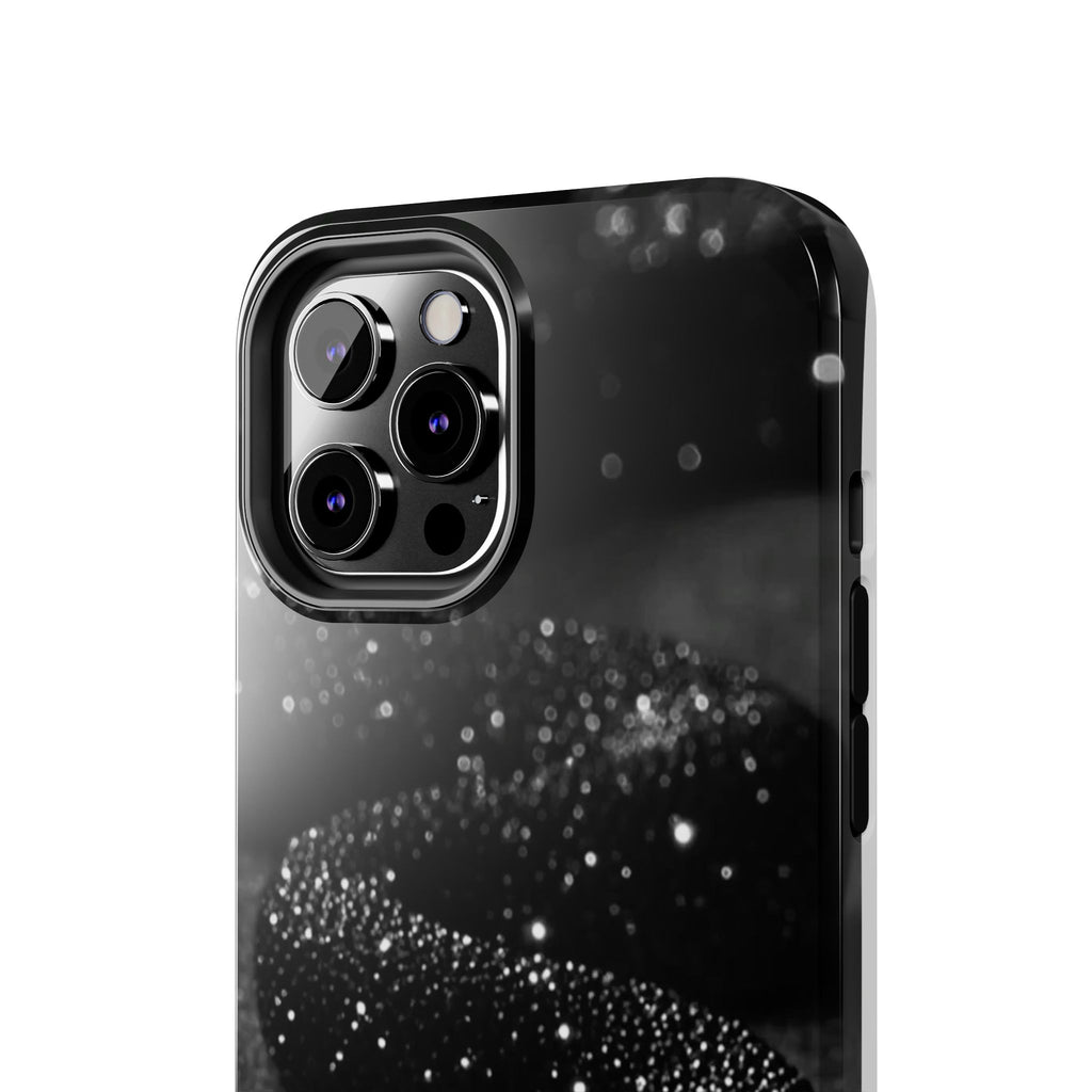 Black Shimmer Snake Tough Phone Cases