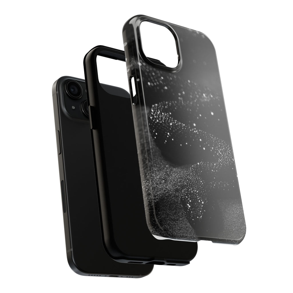 Black Shimmer Snake Tough Phone Cases