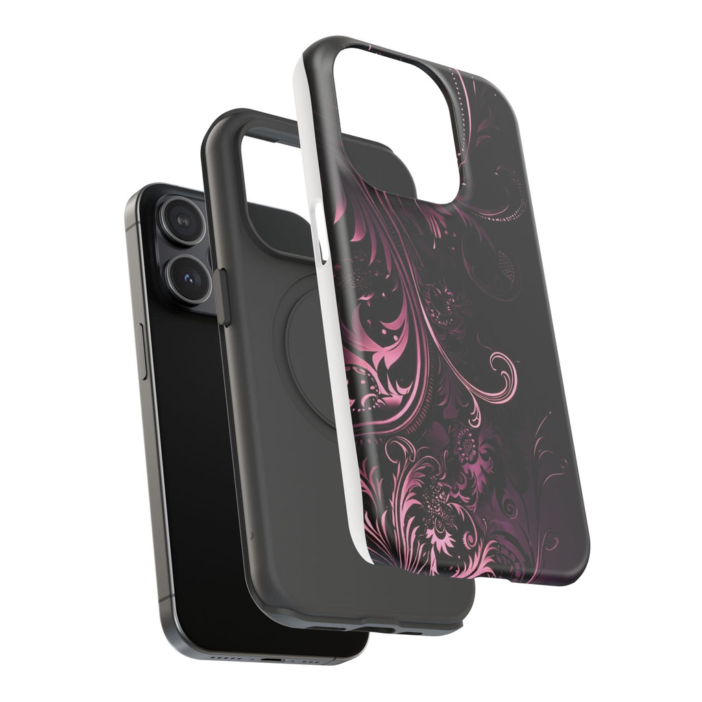 Y2K pink spiral Impact-Resistant Phone Case