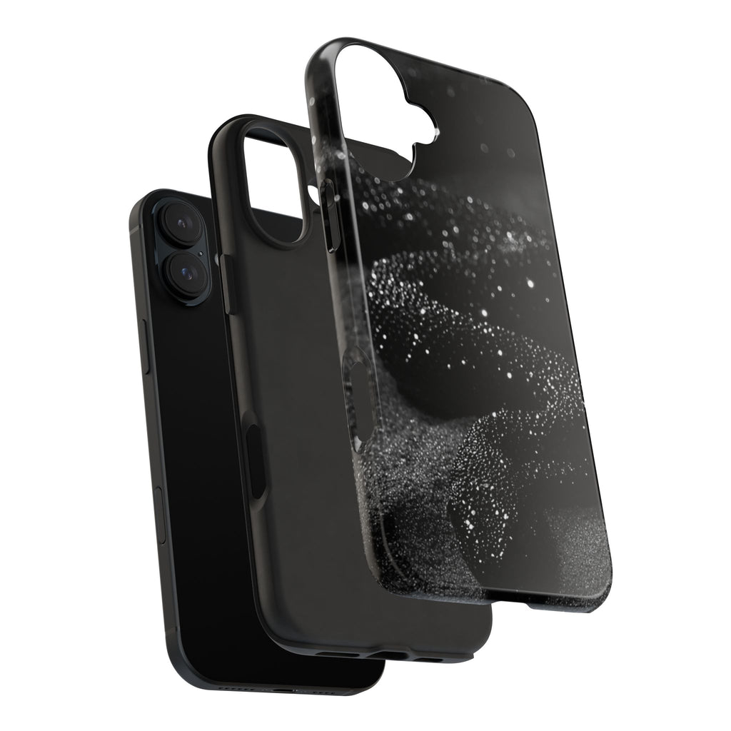 Black Shimmer Snake Tough Phone Cases