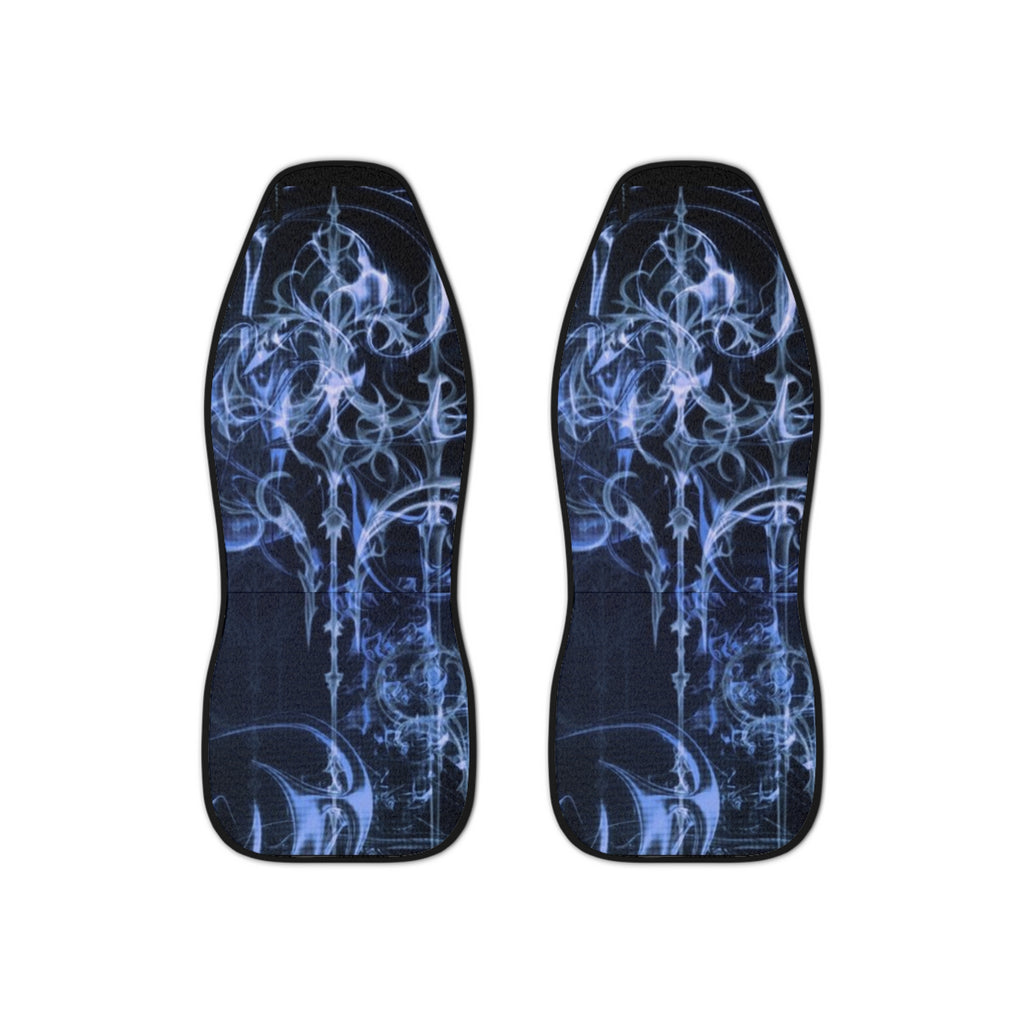 Blue Hued Cybersigilsm Car Seat Covers