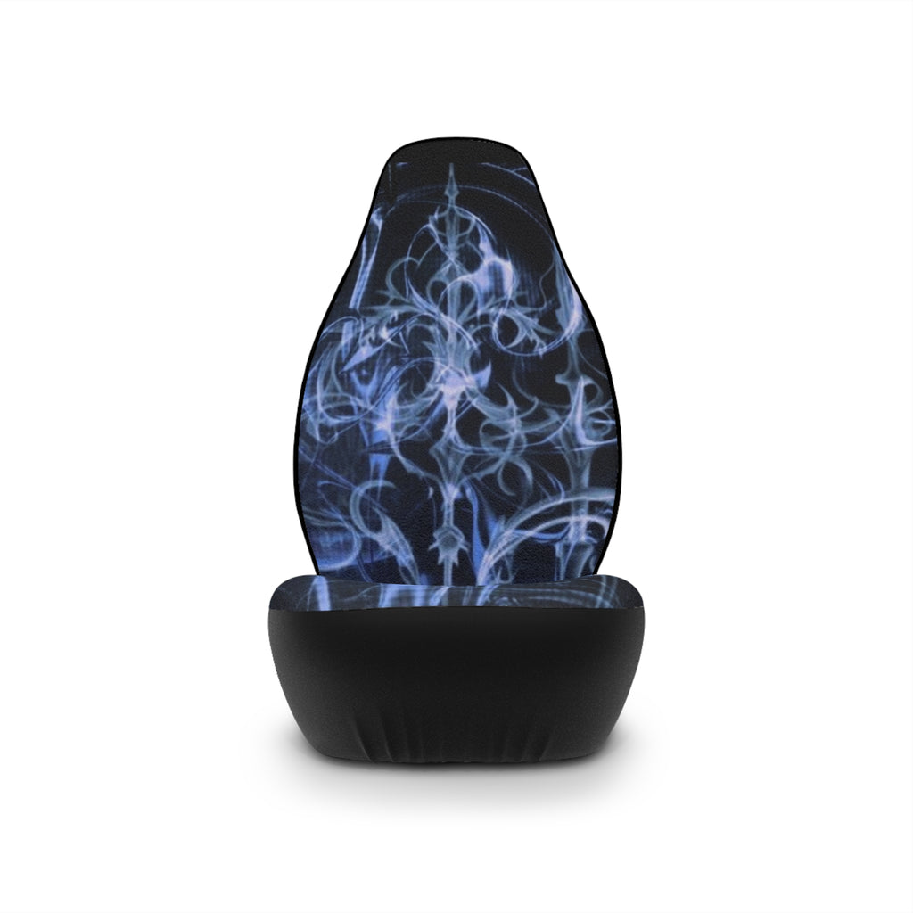 Blue Hued Cybersigilsm Car Seat Covers