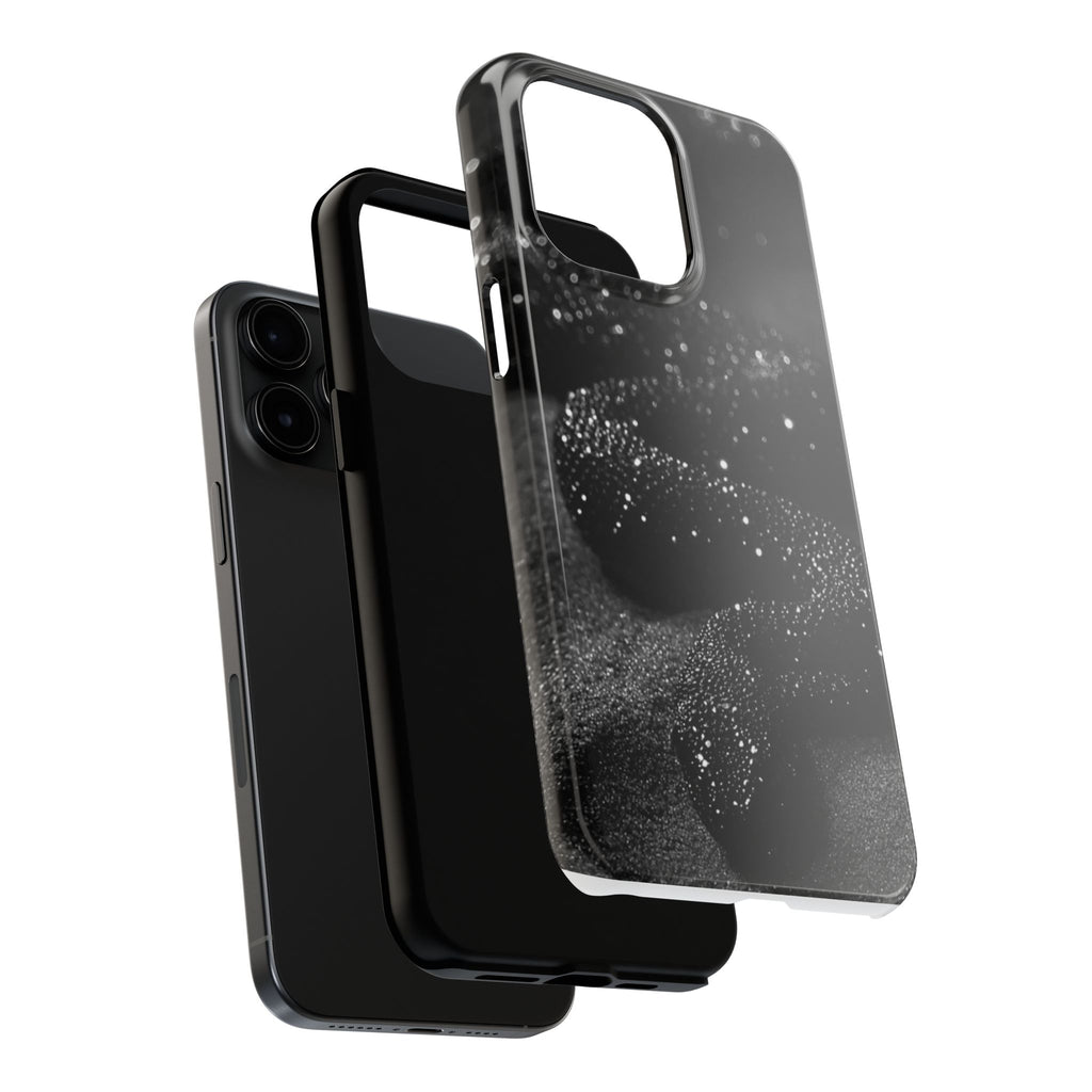 Black Shimmer Snake Tough Phone Cases