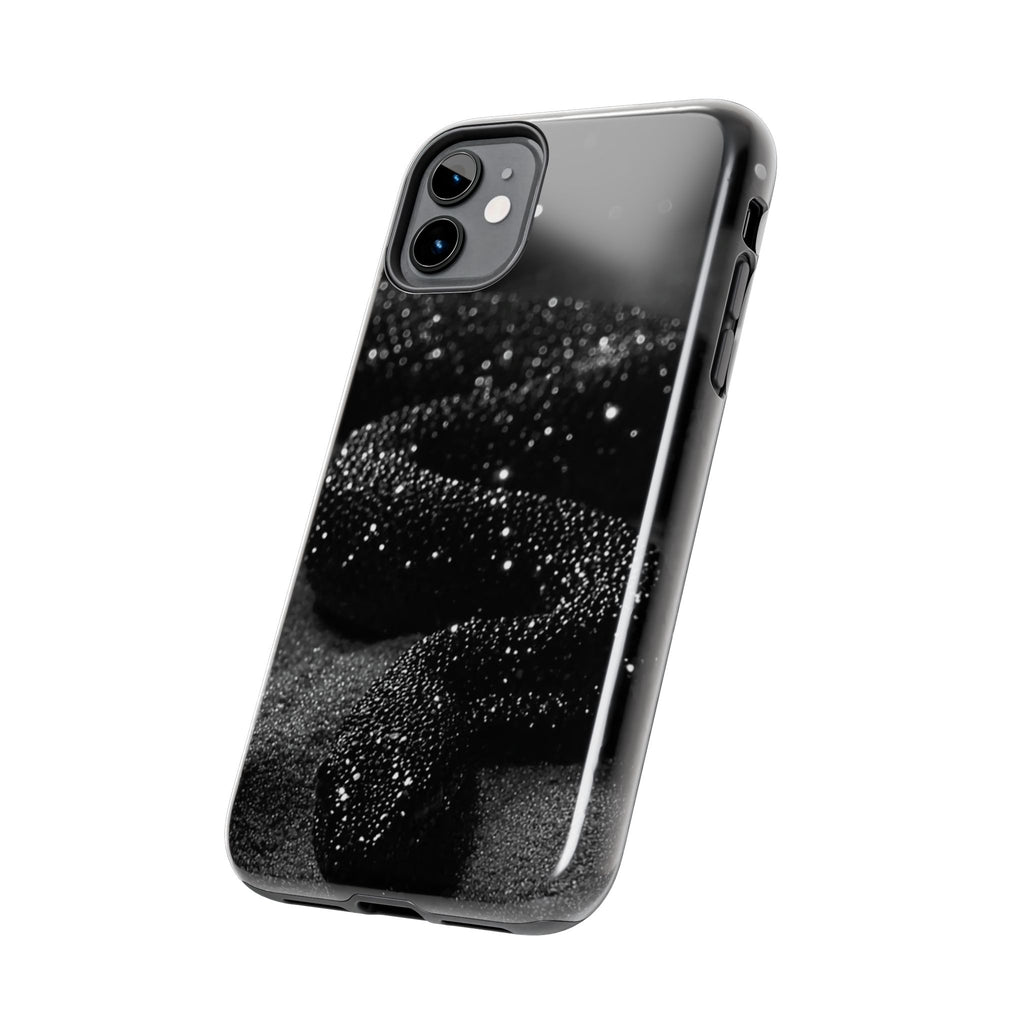 Black Shimmer Snake Tough Phone Cases