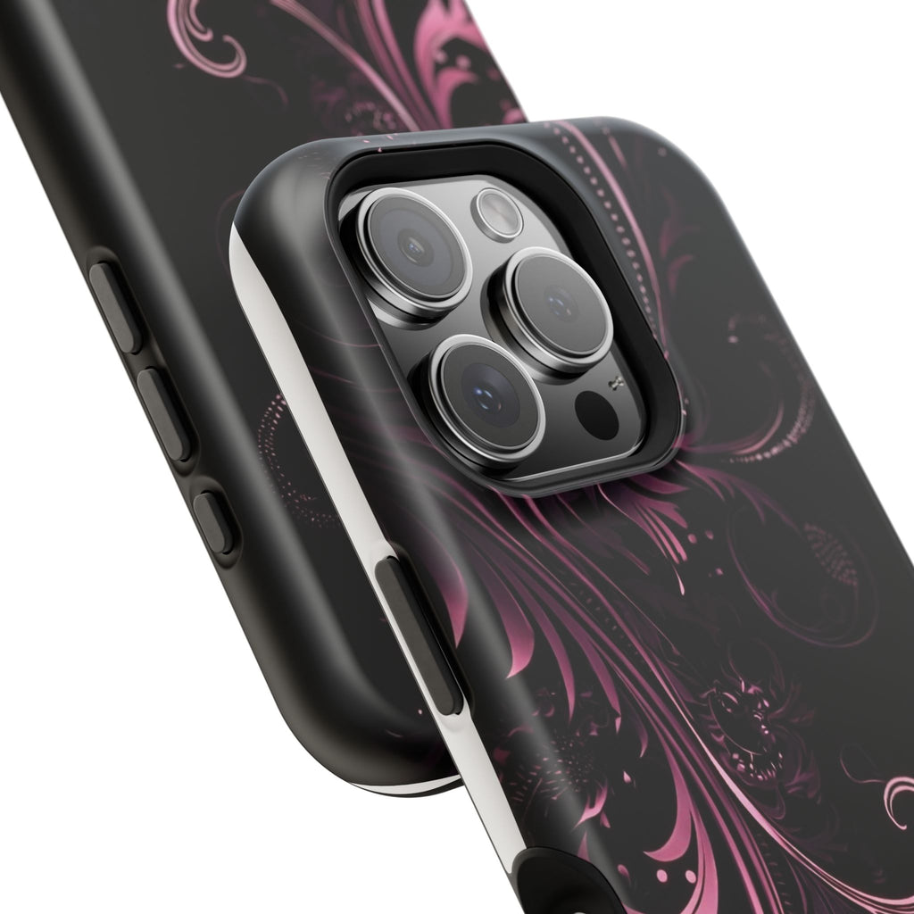 Y2K pink spiral Impact-Resistant Phone Case