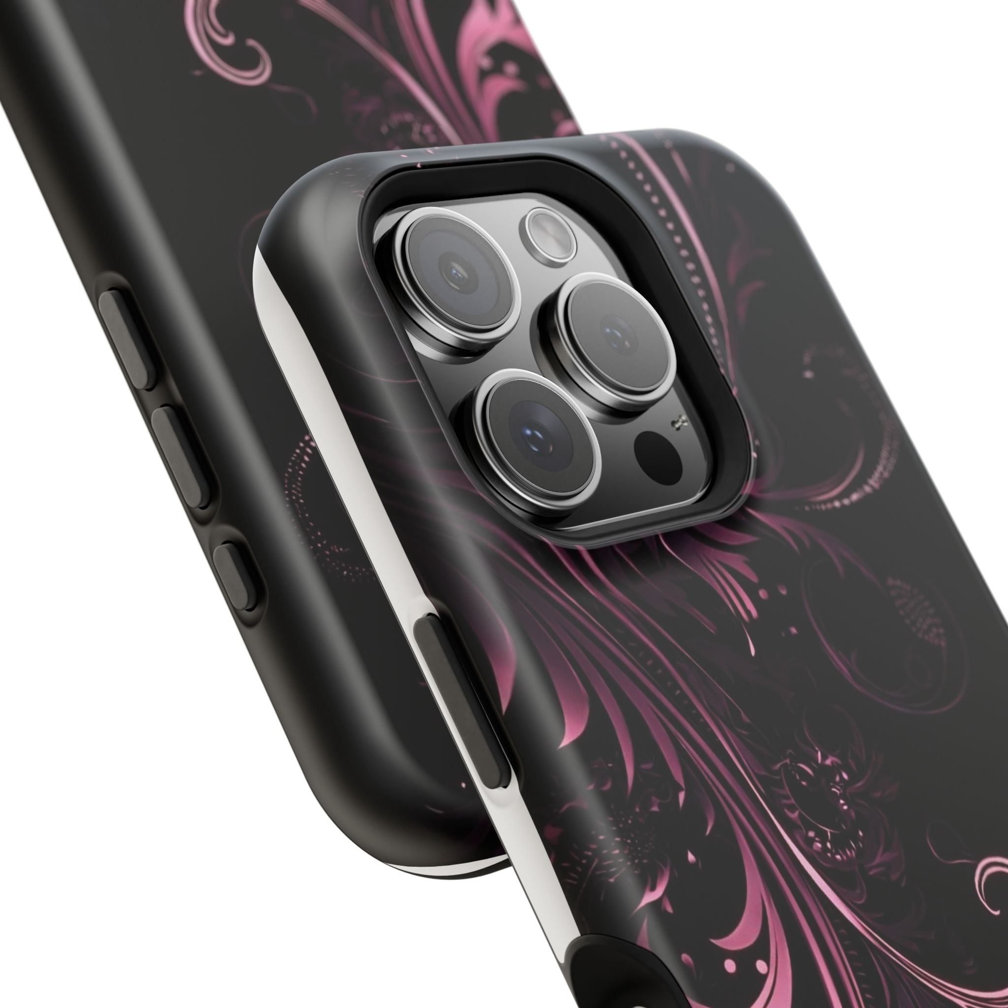 Y2K pink spiral Impact-Resistant Phone Case